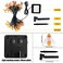 Brightown Solar Garden String Lights 9. 5M/31FT 50 LED Bee Outdoor Fairy String Lights with 8 Modes, Waterproof Honey Bee Lights for Flower Fence, Yard, Summer Party, Wedding, Warm White [Energy Class