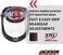 Jackson Safety Lightweight MAXVIEW Premium Face Shield with Ratcheting Headgear, Clear Tint, Uncoated, Black, 14200 (Remove Protective Film Before Use.
