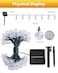 Brightown Solar String Lights Outdoor 60 Led 35. 6 FT Crystal Globe Lights with 8 Lighting Modes, Waterproof Solar Powered Patio Lights for Garden Yard Porch Wedding Party Decor (Warm White.