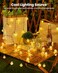 Brightown Solar String Lights Outdoor 60 Led 35. 6 FT Crystal Globe Lights with 8 Lighting Modes, Waterproof Solar Powered Patio Lights for Garden Yard Porch Wedding Party Decor (Warm White.