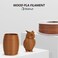 AMOLEN Dark Wood Walnut PLA Filament 1. 75mm,Walnut 3D Printer Filament,1KG.