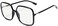 Shiratori Woman's New Retro Blue Light Blocking Glasses Big frame Nerd Eyeglasses Frame Anti Blue Ray Computer Game Glasses.