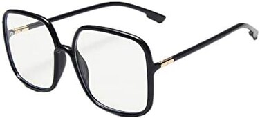 Shiratori Woman's New Retro Blue Light Blocking Glasses Big frame Nerd Eyeglasses Frame Anti Blue Ray Computer Game Glasses.