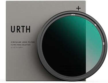 Urth 55mm ND2-32 Variable ND Lens Filter (Plus1-5 Stop Range, Ultra-Slim 20-Layer Nano-Coated Neutral Density Filter for Cameras.