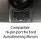 Dongar SimpleUSBPort Automotive Mirror to Dashcam Voltage Converter (16-pin for Ford Vehicles.