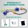 L-Shizuku Begleri Fidget Beads - Worry Fidget Beads SpinBump - Made of Aluminum Alloy - for Men Women Youngs Skill Players Creates a Bit of Magic for You (UFO.