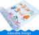 BEEHOMEE Bath Mats for Tub - Large Cartoon Non-Slip Bathroom Bathtub MatAnti-Slip Shower Mats for Floor 88 x 38 cms Machine Washable XL Size Bathroom Mats (Alphabet DWZM.