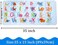 BEEHOMEE Bath Mats for Tub - Large Cartoon Non-Slip Bathroom Bathtub MatAnti-Slip Shower Mats for Floor 88 x 38 cms Machine Washable XL Size Bathroom Mats (Alphabet DWZM.