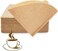 YQL V60 Coffee Filter,V60 Filter02 200 Count Natural Unbleached Disposable Coffee Filters Paper Fit for Drip Coffee Dripper.