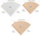 YQL V60 Coffee Filter,V60 Filter02 200 Count Natural Unbleached Disposable Coffee Filters Paper Fit for Drip Coffee Dripper.