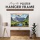 Travelization Magnetic Poster Hanger Frame 30" - Premium Quality Wood, Extra Strong Magnets, QuickEasy Setup, Full Hanging Kit for Wall Art/Prints/Canvas/Photos/Pictures/Artwork/Scratch Map (30x40 30x