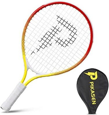 PIKASEN 17''-25'' Kids Tennis Racket Best Starter Kit for Kids Age 4 and Under with Shoulder Strap Bag and Mini Tennis Racket Toddler Tennis Raquet'.