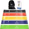 TechStone Resistance Bands Set for Men and Women, Pack of 5 Different Resistance Levels Elastic Band for Home Gym Long Exercise Workout &ndash; Great Fitness Equipment for Training, Yoga &ndash; Free Carrying Bag