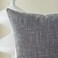 أغطية وسائد K KEVIN TEXTILE، أغطية وسائد زينة، غطاء وسادة مربع من الكتان، 26 بوصة × 26 بوصة / 66 سم × 66 سم، غطاء وسادة رمادي داكن بنمط ريفي، عبوة من قطعتين.