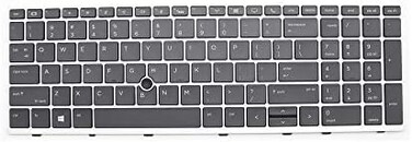 Abakoo New Replacement Laptop Keyboard Compatible with HP Elitebook 850 g5 855 G5 850 G6 750 G5 755 G5 Zbook 15u G5 US L11999-001 Backlit.