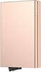 VULKIT Pop Up Wallet, Slim Minimalist Credit Card Holder RFID Blocking Mini Metal Case for Men.