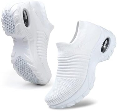 HKR Women's Walking Shoes Arch Support Comfort Light Weight Mesh Non Slip Work Shoes&hellip;.