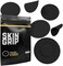 لصقات Skin Grip CGM لجهاز Freestyle Libre (عبوة من 20 قطعة، مقاومة للماء والعرق لمدة 10-14 يومًا، شريط لاصق مقطوع مسبقًا، حماية جهاز مراقبة الجلوكوز المستمر (أسود).