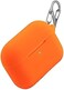 Felony Case &ndash; Soft Silicone AirPods Pro Case - Neon OrangeShockproof, 360 Protective Apple Airpods Case Cover with KeychainWireless Charging Compatible with Front LED Visible.