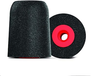 Comply Professional Series Memory Foam Tips for All Shure EarbudsSize Medium, 3 Pairs,Black.