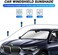 KUST Windshield Sun Shade for 2019-2023 BMW X5 Window Shade Sun Visor Protector Foldable Blocks UV Rays Keep Your Car Cooler.