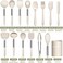 Umite Chef Kitchen Utensils Set Stainless Steel 15 Pieces Non-Stick Cookware Spatula Gift.