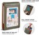 SERMAN BRANDS RFID Blocking Slim Bifold Genuine Leather Minimalist Front Pocket Wallets for Men with Money Clip Thin Gift.