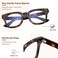 Madison Avenue Blue Light Blocking Glasses for Women, Anti Blue Ray Computer Gaming Glasses, Anti Eyestrain UV Glare.