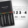 Eneloop Panasonic K-KJ55KHC66A pro High Capacity Rechargeable Batteries Power Pack 6AA, 6AAA, 4 Hour Quick Battery Charger and Plastic Storage Case.