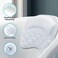 B BEAUTYBABY Beautybaby Anti-mould Bathtub Spa Pillow for Head, Neck and Back Support, Breathable Relax Comfort, [2020 Upgraded] with Non-Slip 8 Large Strong Suction Cups, Free Machine Washable Bag.