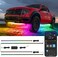 أضواء Govee Underglow للسيارات، 4 قطع من مصابيح LED الذكية RGBIC للسيارات مع 16 مليون لون و10 أوضاع إضاءة، تحكم عبر التطبيق، شرائط إضاءة نيون مميزة لسيارات الدفع الرباعي والشاحنات، تيار مستمر 12-24 فو