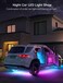 أضواء Govee Underglow للسيارات، 4 قطع من مصابيح LED الذكية RGBIC للسيارات مع 16 مليون لون و10 أوضاع إضاءة، تحكم عبر التطبيق، شرائط إضاءة نيون مميزة لسيارات الدفع الرباعي والشاحنات، تيار مستمر 12-24 فو