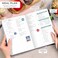 Clever Fox Weekly Meal Planner - WeeklyDaily Meal Prep Journal with Shopping and Grocery Lists for Menu Planning, Healthy DietWeight Loss Tracking, Lasts 1 Year, Undated, A5 - Light Blue.
