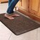 KMAT Kitchen Mat Cushioned Anti-Fatigue Floor Mat Waterproof Non-Slip Standing Mat Ergonomic Comfort Floor Mat Rug for Home,Office,Sink,Laundry,Desk 17. 3" (Wx 28"(L,Brown.