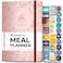 Clever Fox Weekly Meal Planner - WeeklyDaily Meal Prep Journal with Shopping and Grocery Lists for Menu Planning, Healthy DietWeight Loss Tracking, Lasts 1 Year, Undated, A5 - Rose Gold.