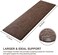 KMAT Kitchen Mat Cushioned Anti-Fatigue Floor Mat Waterproof Non-Slip Standing Mat Ergonomic Comfort Floor Mat Rug for Home,Office,Sink,Laundry,Desk 17. 3" (Wx 60"(L,Brown.