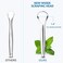 Cafhelp 2-Pack Tongue Scraper, 100% Useful Surgical Stainless Steel Tongue Cleaner for Both Adults and Kids, Professional Reduce Bad Breath Metal Tongue Scrapers, Help Your Oral Hygiene (with 2 cases.