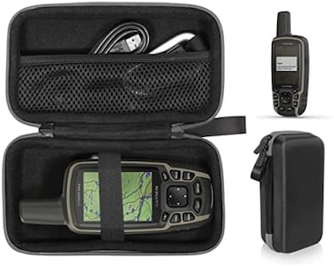 CaseSack Case for Garmin GPSMAP 64sx, 64x, 64s, 64, 66, 66i, 66s, 66sr, 66st, 65, 62st, Also Compatible with BlackDecker TLD100 Thermal Leak Detector, mesh Accessories Pocket.