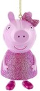 Kurt S. Adler Peppa Pig Pink In Glitter Dress Ornament.