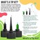 Bearly Art Precision Craft Glue - The Mini - 2fl oz with Tip Kit - Dries Clear - Non-Toxic - Metal Tip - Wrinkle Resistant - Flexible and Crack Resistant - Strong Hold Adhesive - Made in USA.