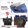 Nuovoware Jaw Width 70mm Bench Vise with 360 Degree Swivel Base Heavy Duty Rustproof Hardened Jaw Table Clamp for Woodworking Metalworking Sawing - Blue.