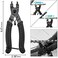 Oumers Bike Chain Tool Set, Bike Chain Plier Bike Chain Splitter Chain Wear Indicator 3 Pairs 3 Pairs Bicycle Missing Link for 6/7/8/9/10 Speed Easy Using Chain Remover Closer.