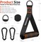 RENRANRING Gym Exercise Handles, Replacement Handle Attachments for Cable Machine Pulleys, Resistance Band and Strength Trainer, Pull Down Workout Accessories, Home Gym Add On Equipment.