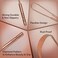 MasterMedi Tongue Scraper with Case Easy to Use Tongue Scraper for Adults, Tongue Cleaner for Oral CareHygiene (Copper Set of 2 (with Travel Case.
