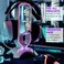 Tilted Nation RGB Gaming Headset Stand - 3 in 1 Design with Mouse Bungee and 2 Port USB 3. 0 Hub - The Ultimate Addition to Your Gaming Station - Dynamic RGB Headphone Stand with USB Charger - White.