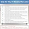 قاعدة ياوتيتشي لأجهزة تلفزيون TCL الذكية - 32 بوصة، 40 بوصة، 43 بوصة، 48 بوصة، 49 بوصة، 50 بوصة، 55 بوصة، 65 بوصة، 75 بوصة، 85 بوصة، موديلات 32S321، 32S325، 32S327، 32S305، 32S301، 32S303، 32S4610R، 3