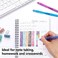 Vanstek 26 Colors Erasable Gel Pens, Retractable Erasable Pens Clicker, Fine Point(0. 7, Make Mistakes Disappear, Premium Comfort Grip for Drawing Writing Planner and School Supplies.