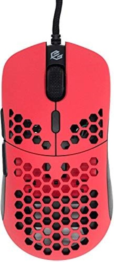 G-Wolves HTM Hati Ultra Light Gaming Mouse &ndash; Red.