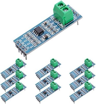 ANMBEST 10PCS MAX485 RS485 Transceiver Module TTL UART Serial to RS-485 Module for Arduino Raspberry Pi Industrial-Control.