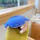 ChillNChic Soft Silicone Blue Eeyore Donkey Cover with Ring Strap for Apple AirPods Pro/Pro 2 Winnie The Pooh 3D Disney Cartoon Anime Cute Lovely Adorable Kids Girls Boys.
